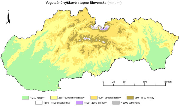 Vegetačné stupne Slovenska